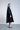 Tunic Dress with Sculpted Sleeves and Layered Mao Collar