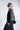 Cardigan with Double Buttons Cropped Cross-Front Merino Wool