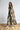 Pineapple Print Gathered Maxi Dress