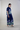 Pantalón fluido con estampado Peacock Bloom