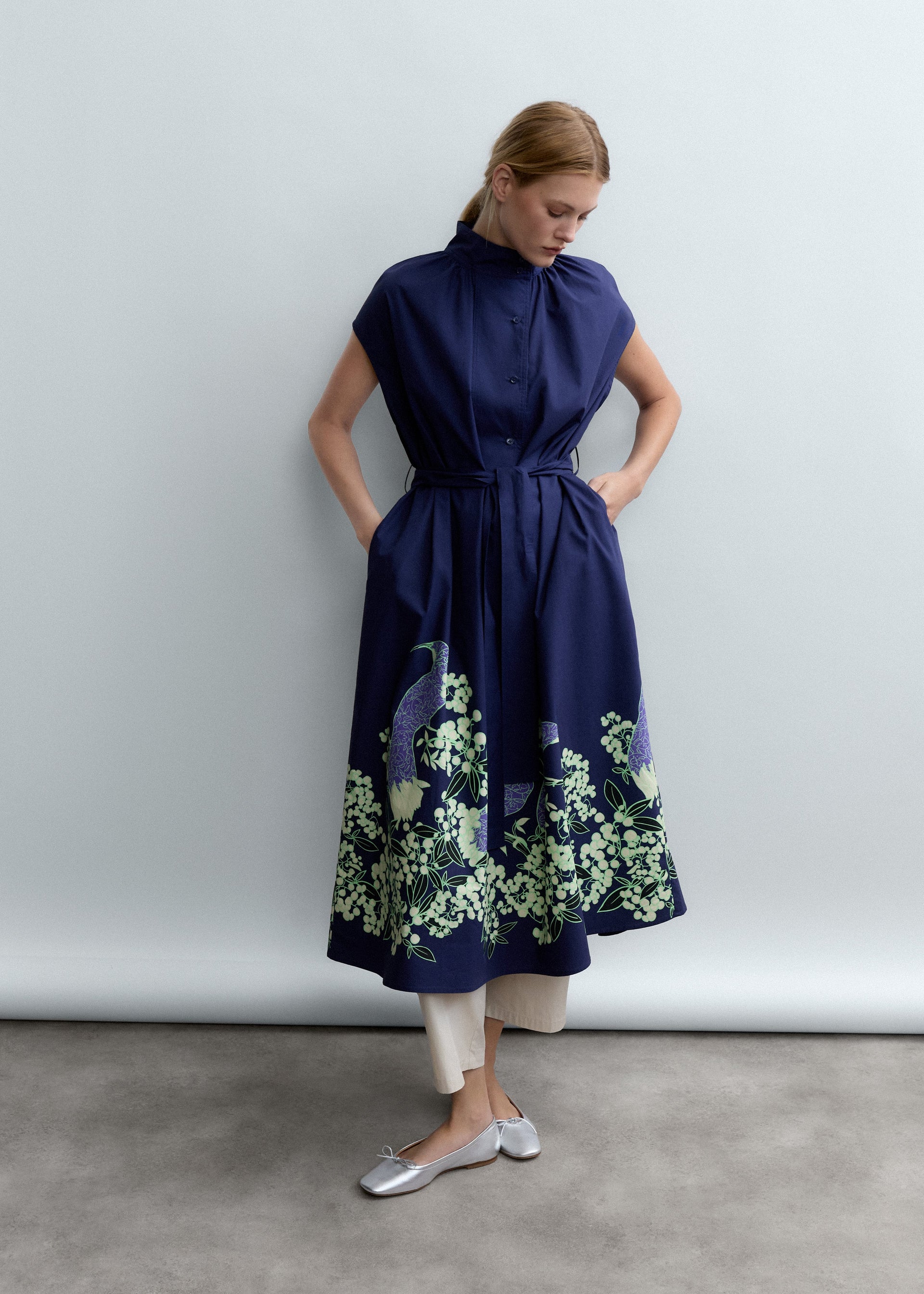 peacock blue midi dress Scarlette Long Sleeved Peacock Blue Midi Dress